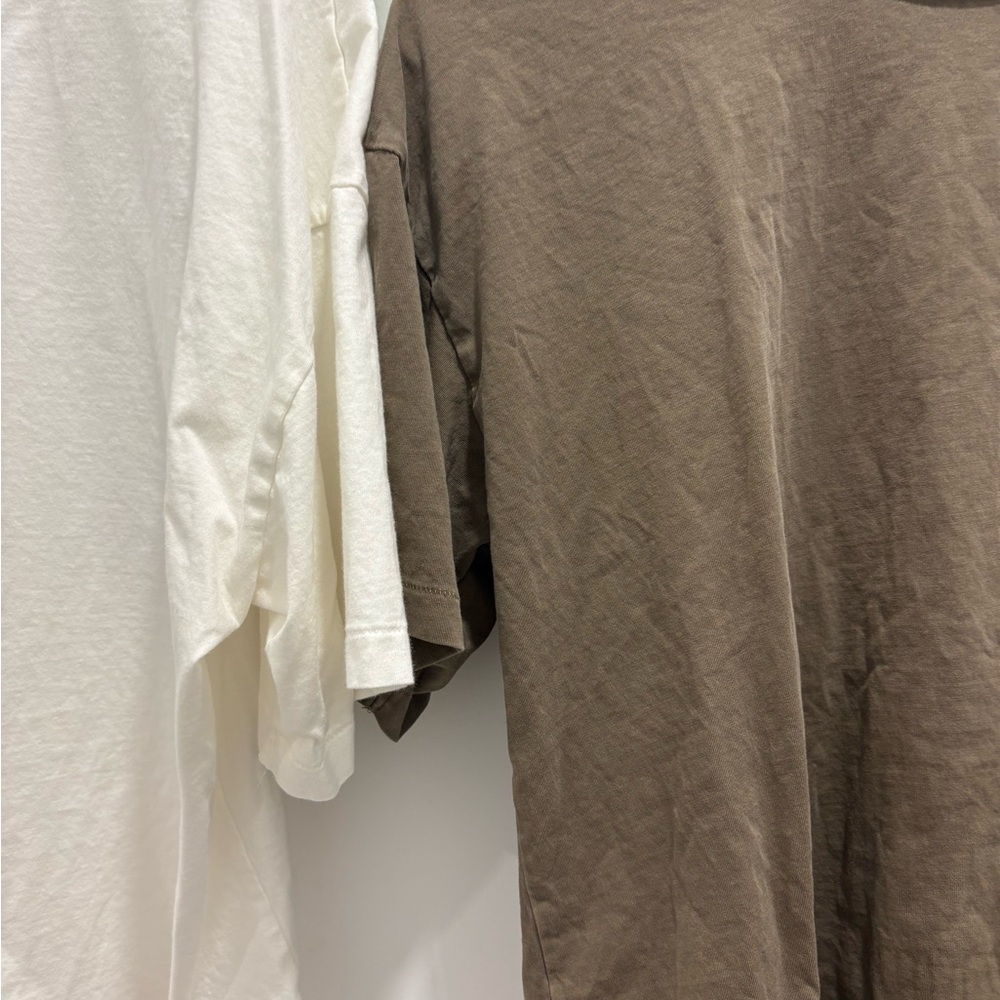 Unisex Elwood 3-pack Tee Shirts Black, Brown, White Crewneck T-Shirt